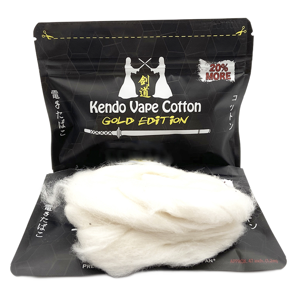 Vaping Goods - Novo Kendo algodão edição dourada algodão