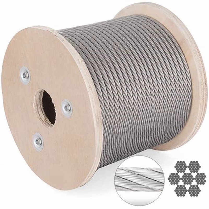Stainless Wire Ss316 - Corda de fio 7x19 diâmetro 3.18mm