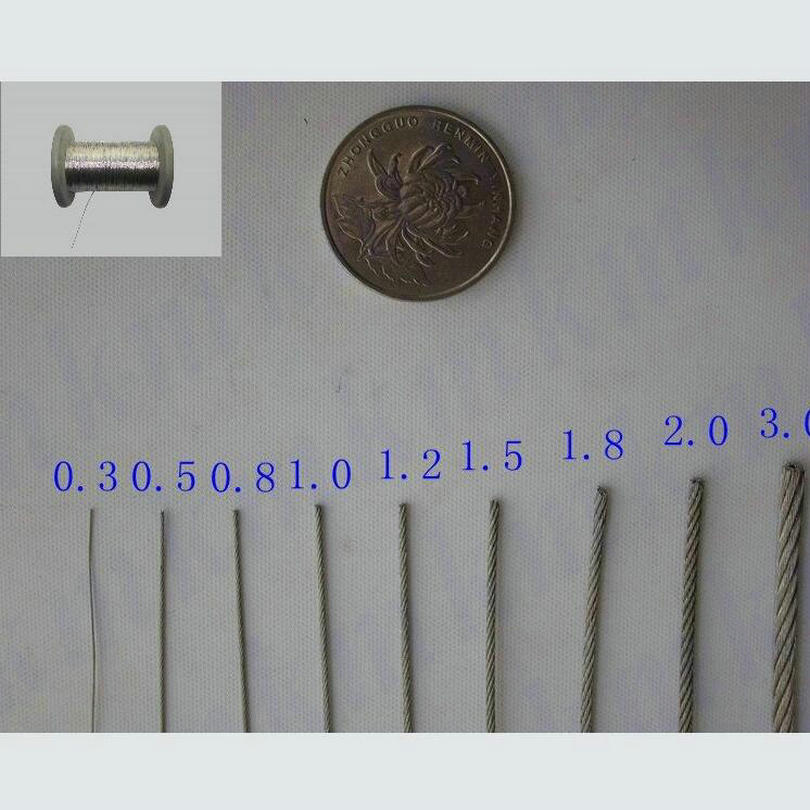 Cabo de fio de aço inoxidável  - Stainless Wire Ss316 avaliação e preço