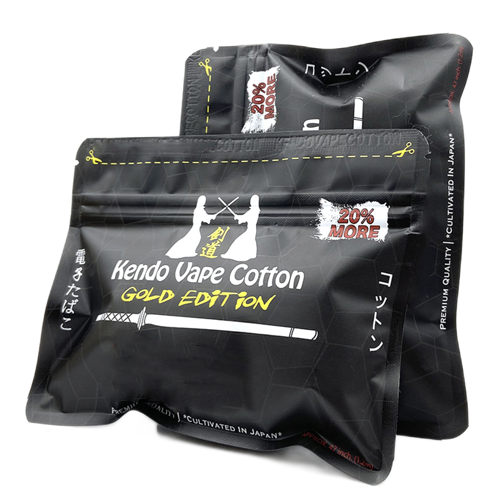 Novo Kendo algodão edição dour - Vaping Goods avaliação e preço