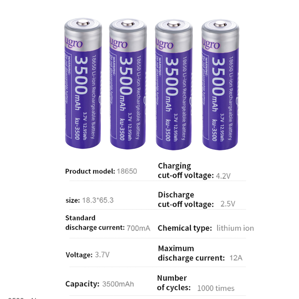 Bateria Recarregável Li-ion Ku - Vape Battery 18650 avaliação e preço