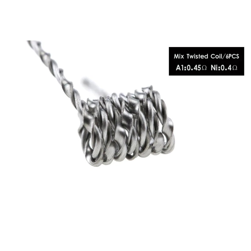 48 Peças/Conjunto 8 em 1 Bobin - Clapton Wire Pre Built avaliação e preço